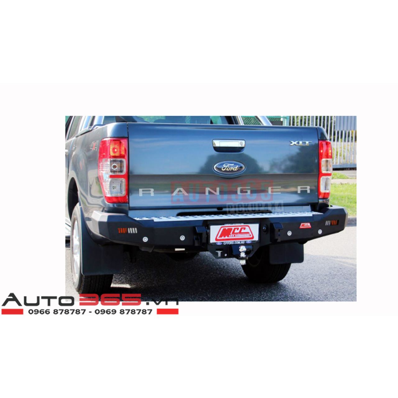 CẢN SAU MMC ROCKER BAR CHO XE BÁN TẢI FORD RANGER - Hình 1